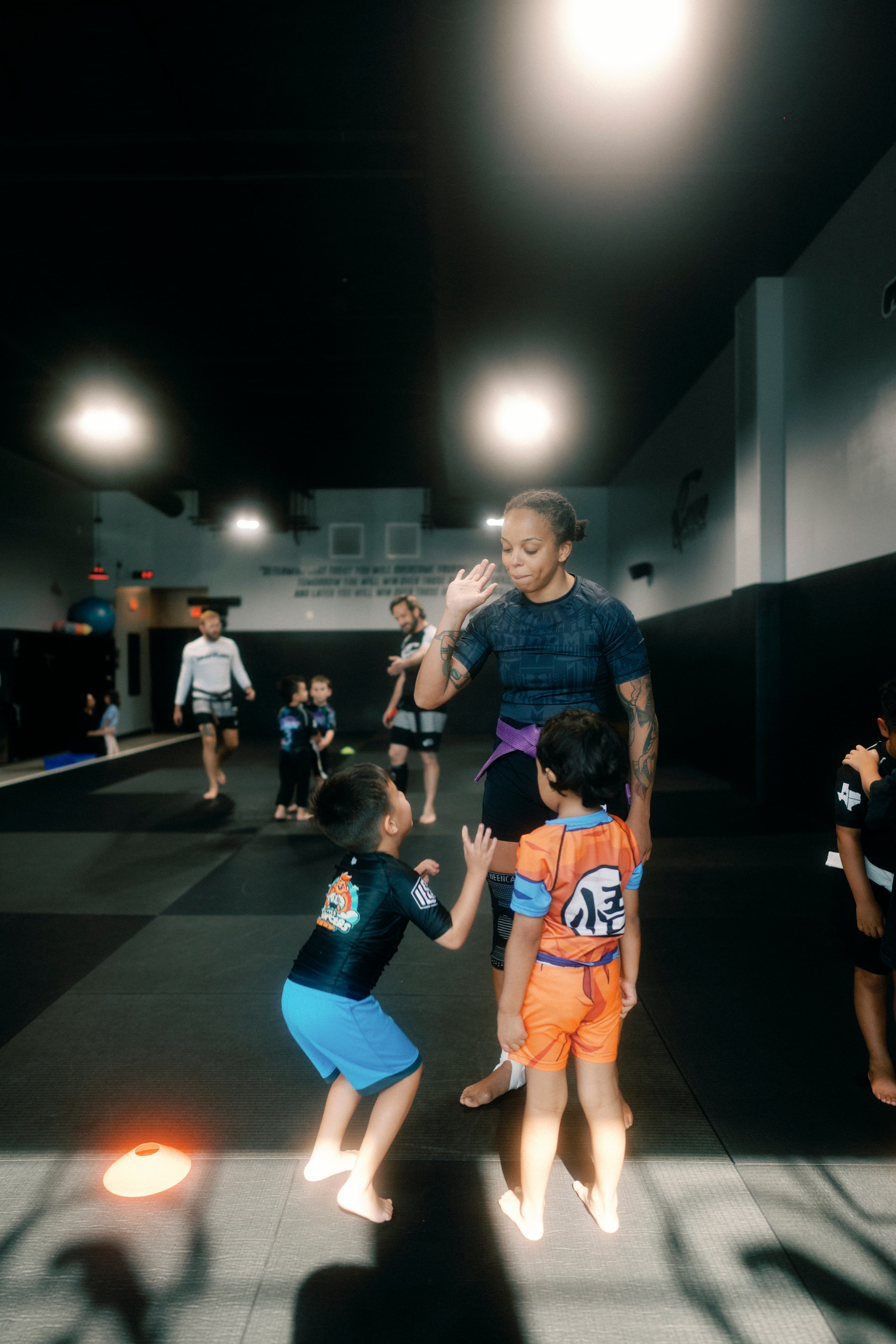 Advanced Grapplers class in action